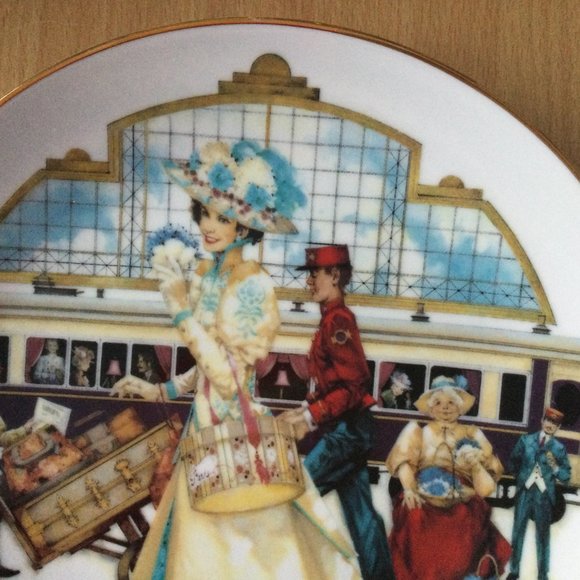 AVON president's club award collector plates "ADVENTURE" 2002-2003 8.5" - Picture 3 of 7